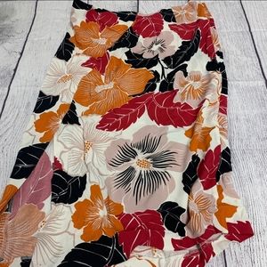 Zara floral skirt